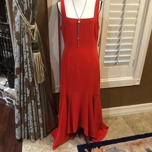 Gianni Bini Stretchy Crepe Hi-low Dress NWT